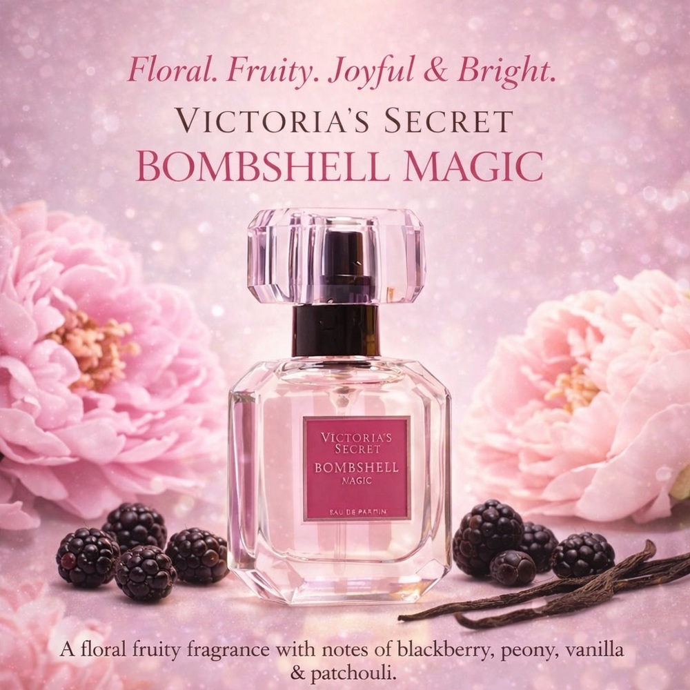 Victoria’s Secret Bombshell Magic Perfume Mini 7.5mL Travel Size NEW - Picture 2 of 9